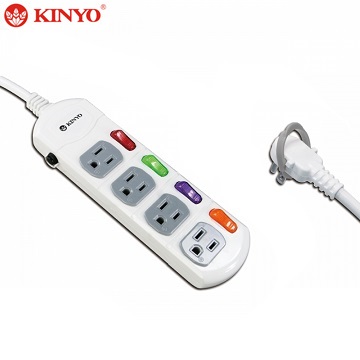 【KINYO】Extend Cord   4-Outlet Power Strip